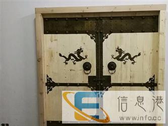 农村自建房实木双开大门农村自建房大门农村