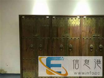 厂家定做榆木别墅大门进户门寺庙祠堂门