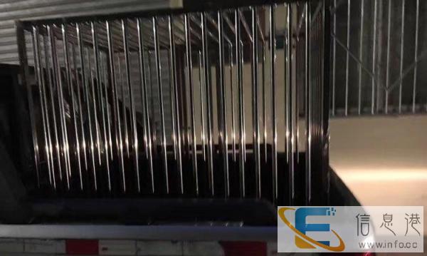 全新不锈钢狗笼 高1.1 宽1.3