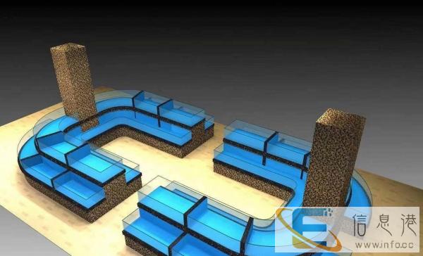 上海淼深水族厂家直销 专业定做海鲜池大型亚克力鱼缸