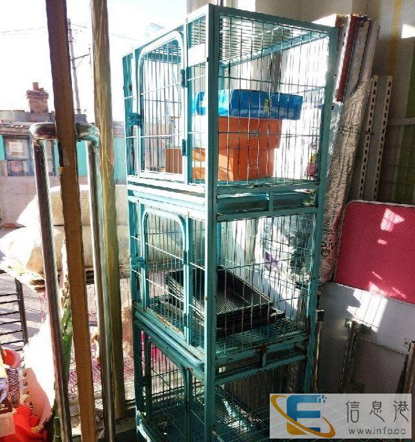 低价出售二手三层狗笼子