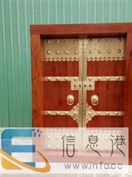 定制别墅大门农村庭院门老木门双开门寺庙门
