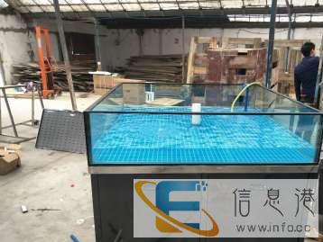 专业定制各类中大型海鲜缸海鲜池贝类池移动式