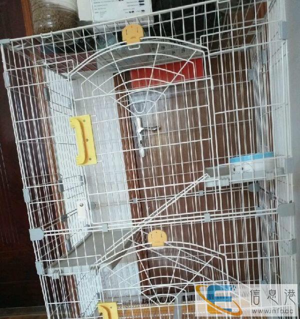 二手乐佳三层猫笼