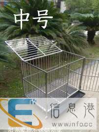 狗笼不锈钢狗笼子小号中号大号特大阿拉金毛泰迪宠物笼