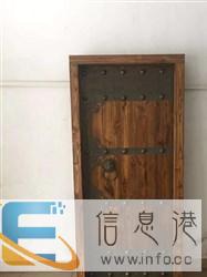实木雕刻仿古榆木庭院别墅门酒店祠堂老木门