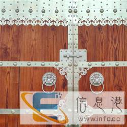 老榆木大门进户大门古宅庭院实木门农村别墅大门