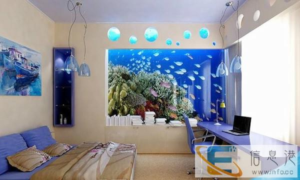 镇江 酒店观赏鱼缸定做