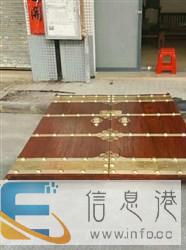 复古实木大门　庭院别墅大门原木大门进户门定做