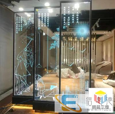 上饶激光镜子剥漆透光玻璃