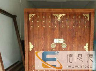 订做家用大门纯实木大门别墅双开大门庭院大门