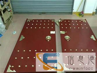 定做实木中式进户大门古宅庭院实木门