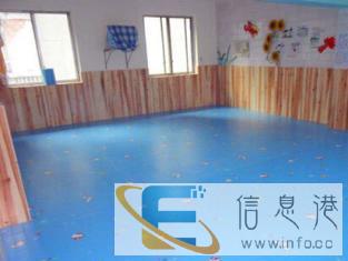 厂家销售塑胶地板 带施工