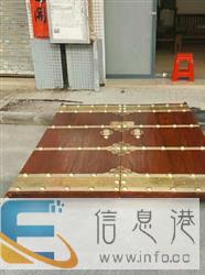 实木双开大门乡村别墅大门原木仿古民宿庭院大门