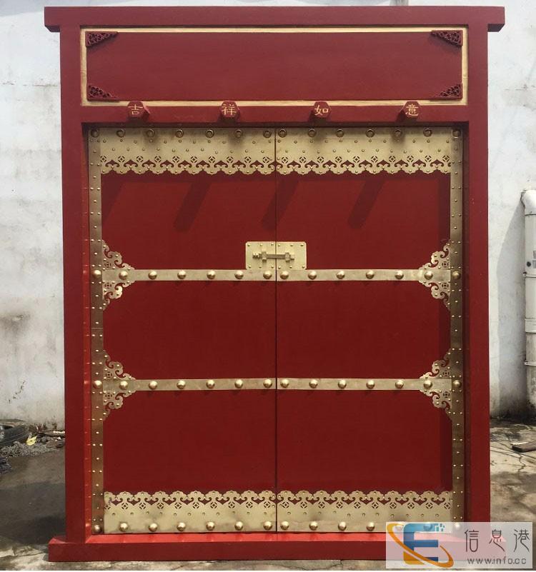 特价榆木庭院别墅大门寺庙祖屋老木门双开门