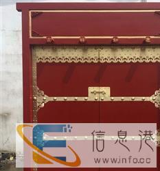 老榆木室外大门　实木四合院大门