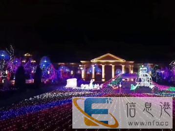 各种节日主题灯光展制作大面积草坪亮化玫瑰花海出售