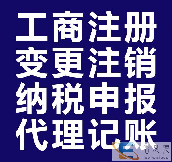 吉林省财务会计代理报税代理记账代办执照