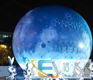 发光月亮兔子，月球气模定制，熊猫岛鲸鱼岛乐园出租
