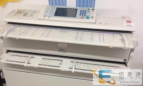 理光工程机3601，机器印量少，成色很好