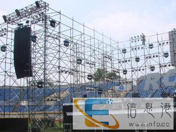 龙门架盘扣架雷亚架舞台桁架灯光架铝架帐篷篷房出租