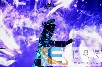 无人机空投表演彩烟无人机表演无人机编队表演