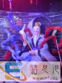 榆林房地产活动消暑方案冰雕制作、冰雪乐园工程雕刻