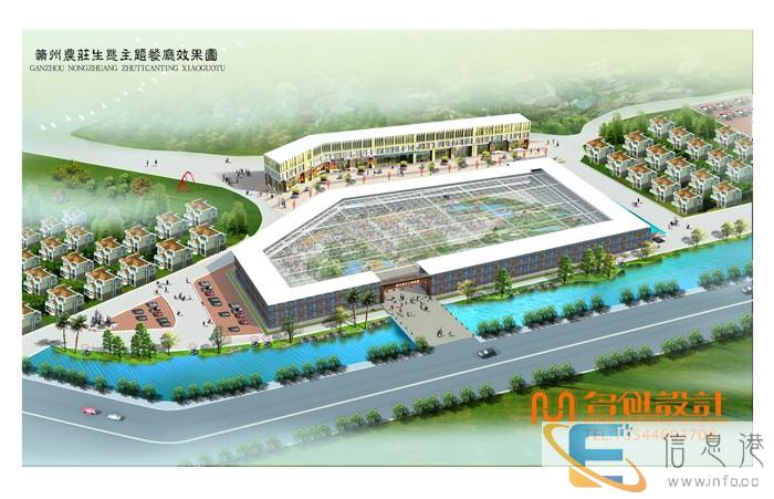 中山专业效果图制作 建筑鸟瞰图表现 建筑规划效果图设计