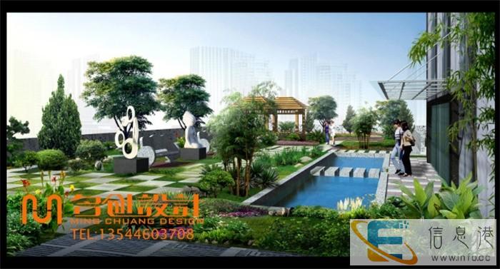 中山园林景观效果图制作