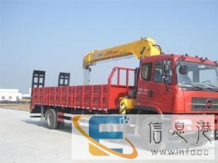 国五东风前四后四12随车吊小三轴10吨随车吊厂家