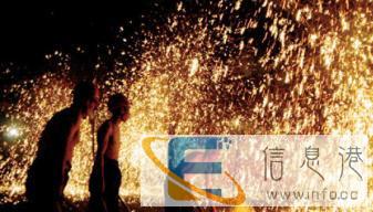 湛江专业策划景区演出传统节目打铁花