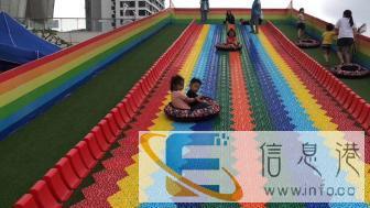 周口大型活动彩虹滑道出租蹦床积木租赁