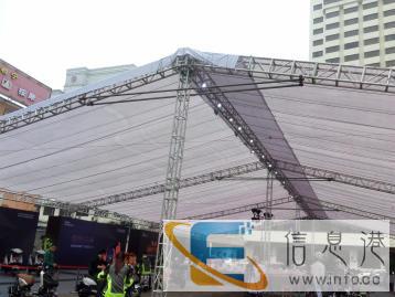 舞台桁架LED大屏灯光音响活动策划德国欧式尖顶帐蓬