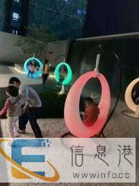 地板钢琴，台阶钢琴，彩色跑，发光秋千，发光跷跷板