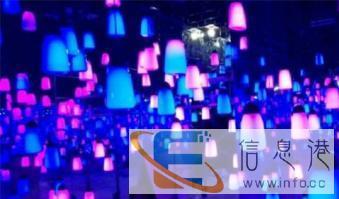 灯光节产品定制呼吸灯森林时空隧道烟雾树出售