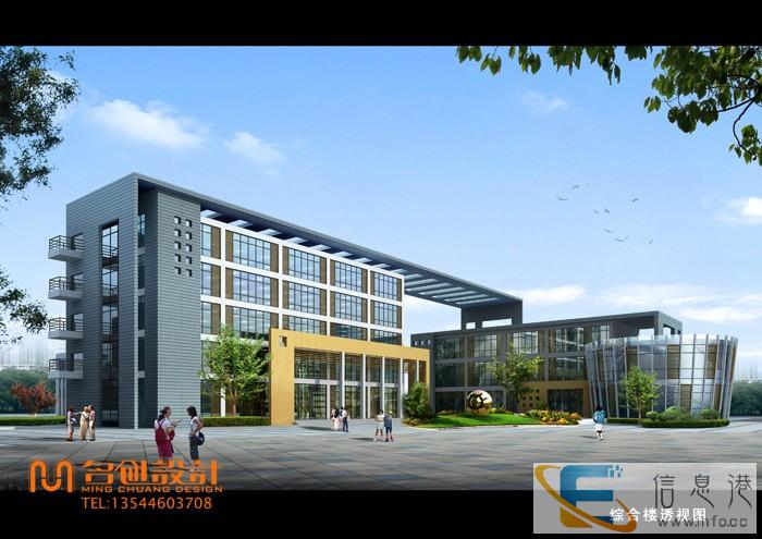 株洲专业效果图制作 建筑鸟瞰图表现 建筑规划效果图设计