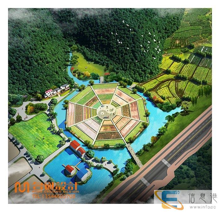 株洲3D效果图 鸟瞰图 景观图制作