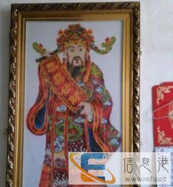 十字绣大财神