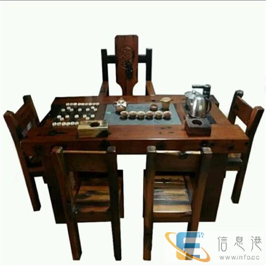 船木茶桌椅组合 老船木中式茶台 厂家直销