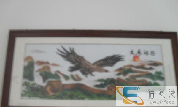 大展宏图十字绣成品一幅