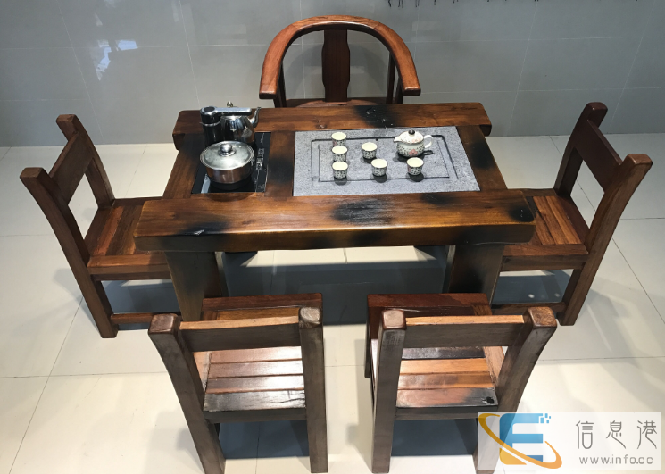 老船木茶桌椅组合客厅中式功夫茶桌沉船木泡茶台全国发货