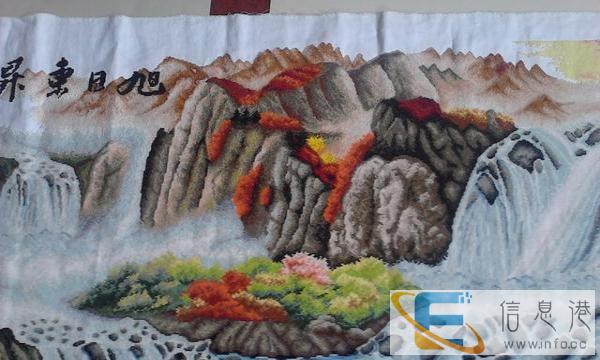 十字绣 旭日东升