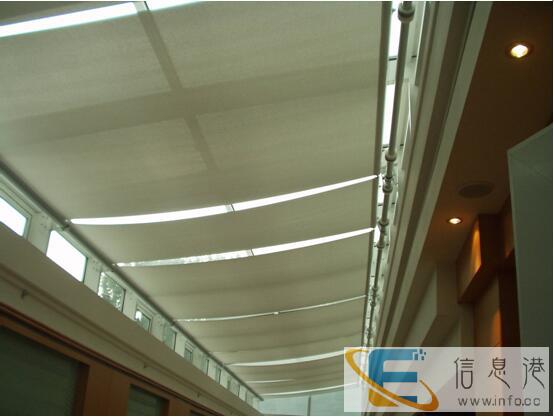 河北邯郸肥乡双轨电动遮阳天棚帘厂家直销