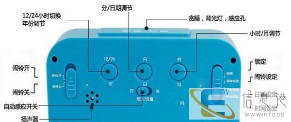 包邮正品 电子闹钟 大屏创意可爱静音 夜光聪明钟