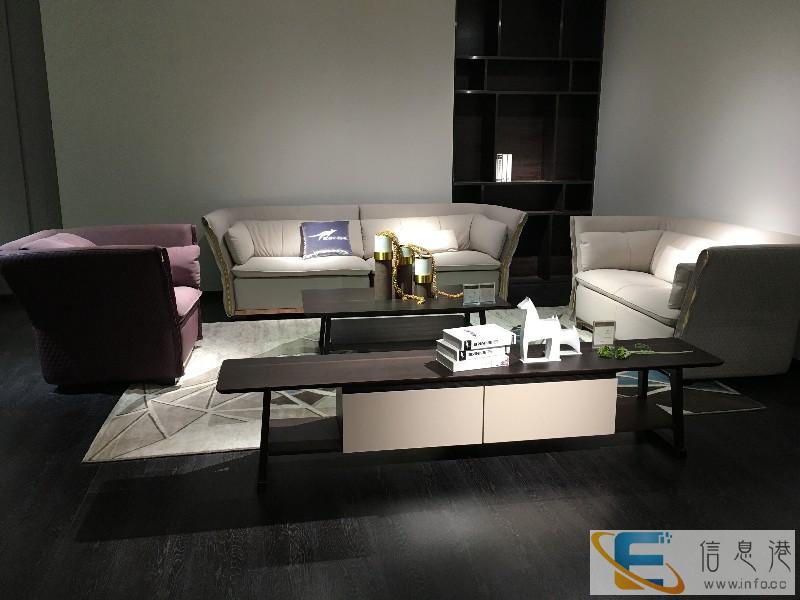 出口双人牛皮双人大床