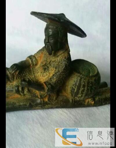 搞定了 纯铜摆件渔瓮