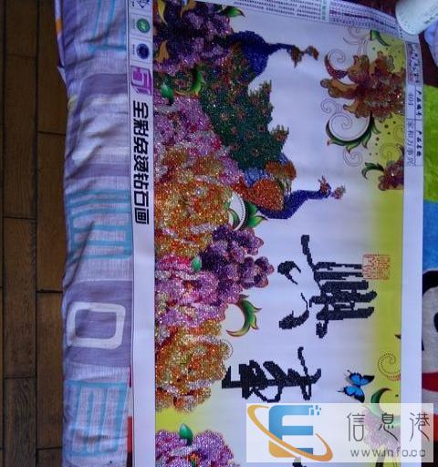 出售手工钻石画 可以给装相框