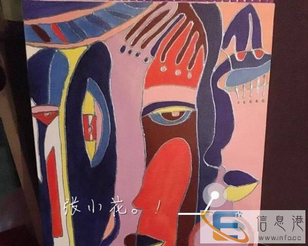 手绘装饰画-抽象画amp丙烯 30 40 包邮哦