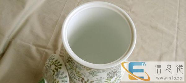 手绘釉中五彩 高白泥 茶叶罐