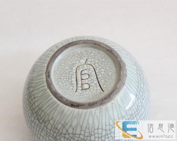 景德镇陶瓷器 纯手工开片冰裂釉多肉植物花盆